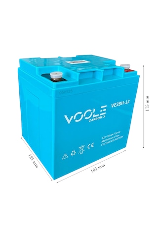 12v 28ah Dik Engelli Araç Aküsü 2025 Üretim