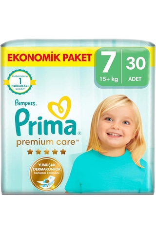 Prima Premium Care Bebek Bezi Beden:7 15+kg Xxx Large 90 Adet