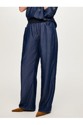 Faik Sönmez Wıde Leg Fıt Beli Lastikli Liyoselli Rahat Jean Pantolon S26jpn010 Us26jpn01027 İndigo