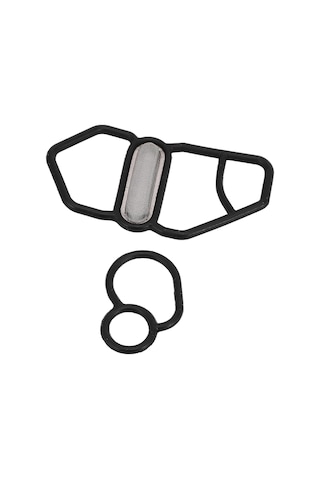 Symbee Honda, Acura Ve Civic Modelleri İçin Ön Solenoid Conta Takımı - 2 Parça Siyah Kauçuk