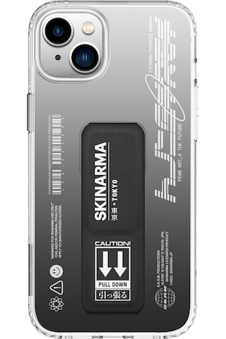 Apple Uyumlu iPhone 14 Kılıf Skinarma Standlı Şeffaf Tasarımlı Taihi Kobai Kapak