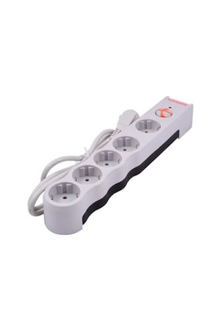 Tunçmatik Powersurge TSK6134 5'li Akım Korumalı Priz 1.5 M Beyaz