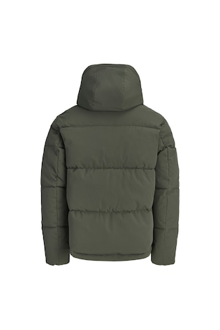 Jack & Jones Büyük Beden Ayarlanabilir Bagcikli Kapüsonlu Puffer Ceket - Galaxy - 12303958 Rosin