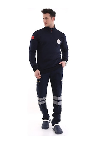 112 Balıkçı Yaka Outlet Sweat - Lacivert Lacivert