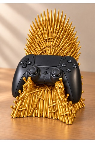 Game Of Thrones Ps5 Gamepad Stand - Metalik Altın
