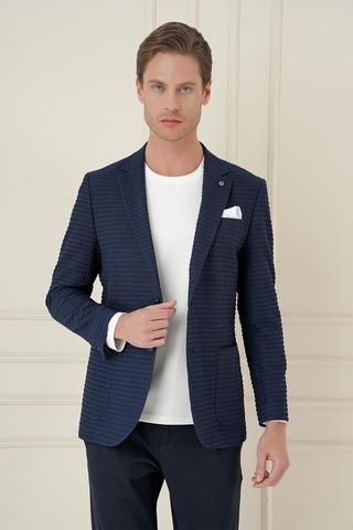 Efor C 695 Slim Fit Lacivert Spor Ceket Lacivert