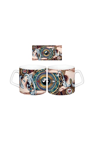 Yin Yang Kupa Bardak Tek Adet 0556 Çok Renkli
