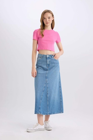 Defacto Fashion Fit Cepli Maxi Jean Etek D4422AX24AUNM28 Mavi
