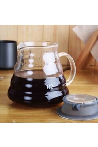 EPİNOX BOROSİLİKAT CAM KAHVE SÜRAHİSİ 600 ML (KS-600)