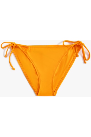 Koton Brazilian Bikini Altı Basic Yanları Bağlama Detaylı Turuncu 4sak00143mm Turuncu