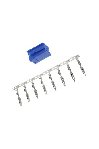 Mini İso Soket Mavi 8 Pin