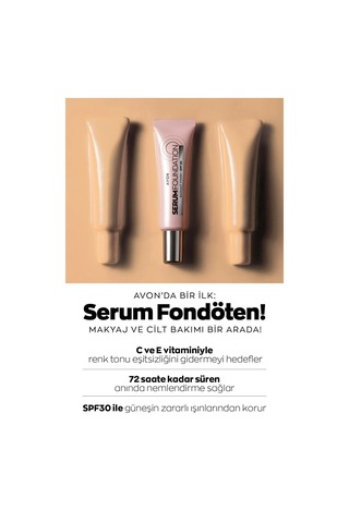 Avon Serum Fondöten Spf30 Medium Beige 30 ML