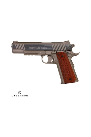 Cybergun Colt 1911 Rail Gun Gümüş Airsoft Cihazı 180315