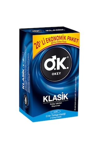 Okey Klasik Prezervatif 20'li + Zirve Prezervatif 10'lu
