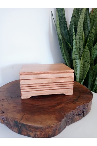 Çok Amaçlı Ahşap Eskitme Bölmeli Kutu