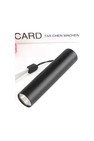 Plentiful Oje Kurutucu Para Kontol Mini Cep Boy Usb İle Şarj Olan Led Uv Mor Işık El Feneri