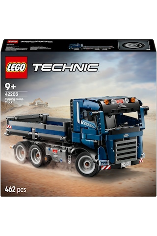LEGO® Technic Damperli Kamyon 42203 - 9 Yaş ve Üzeri İnşaat Seven Çocuklar için Yaratıcı Oyuncak Yapım Seti (462 Parça)