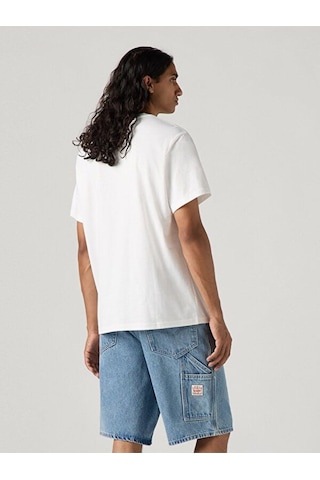 Levi's Lse Ss Relaxed Fit Tee Serif Logo White Erkek T-shirt A2082-0258-4735 Beyaz