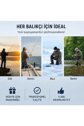 Valkyrie Profesyonel Balıkçılık Seti 270 Parça Sahte Yem Olta Takımı Kutulu