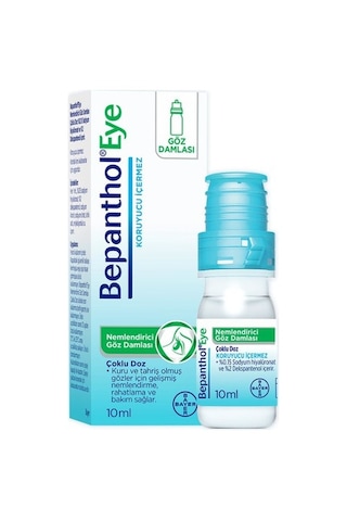 Bepanthol Eye Nemlendirici Goz Damlası Çoklu Doz 10 ml