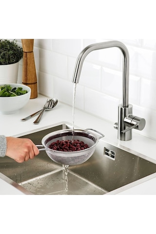 Tel Süzgeç- Paslanmaz Çelik 17 Cm Gri