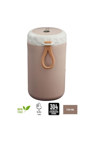 Vagon Çelik Lunch Box 750 Ml Pembe