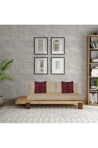 Woodesk Arin Masif Natural-camel Renk Sedir Cpt8301-200