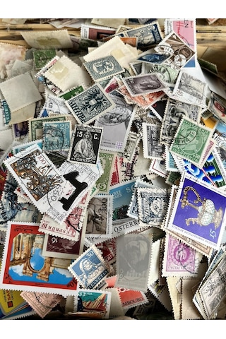 Uluslararası Yabancı Posta Pulu Lotu 300 Adet