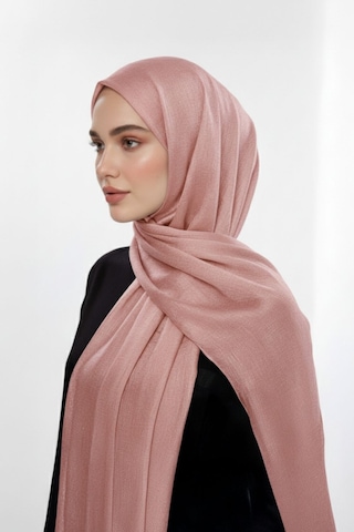 Mizalle Sim Dokulu Pembe Şal Pembe
