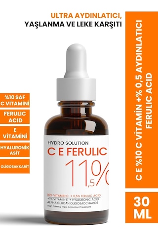 Procsın Hydro Solutıon C E %10 C Vitamin + % 0,5 Aydınlatıcı Ferulıc Acıd 30 ML