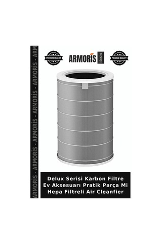 Delux Serisi Karbon Filtre Ev Aksesuarı Pratik Parça Mi Hepa Filtreli Air Cleanfier