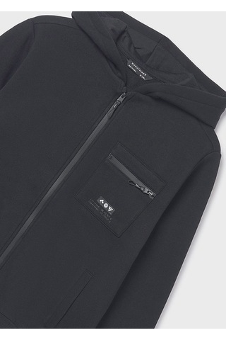Mayoral Erkek Çocuk Fermuarlı Sweatshirt 7419 Siyah