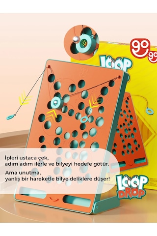 Loop Drop El Göz Koordinasyonu, Konsantrasyon Geliştirici Denge Standı Eğitici Oyuncak Shopist