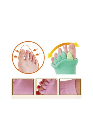 Monyee Orta Bilek Ayarli Ayak Parmagi Ayiran Sukunculu Duzeltici Suketli Yoga Coraplari - Ayak Yorgunlugunu Alir, Basinc Dagilimini Duzenler Diğer