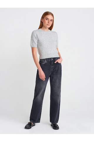Dilvin 71773 Yeni Kesim Straight Pantolon Siyah