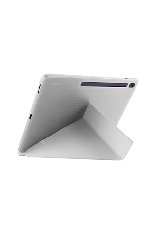 Adige Samsung Galaxy Uyumlu Tab S10 Fe Plus Kılıf Tri Folding Kalem Bölmeli Standlı Standlı Kapak