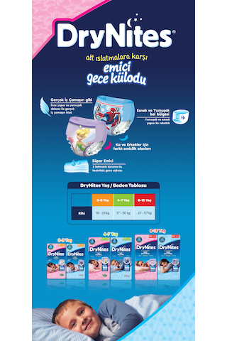 Huggies Drynites Gece Külodu Erkek 8-13 Yaş 4 Paket 36 Adet