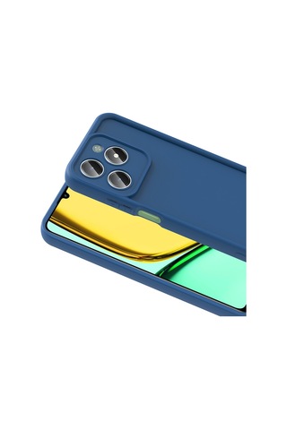 Zore Realme C61 Kılıf Kamera Korumalı Ananas Kapak - Mürdüm Mürdüm