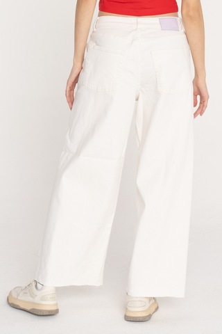 Jack & Jones Kadın Wide Leg Jean - Milla - 12269080 White Denim