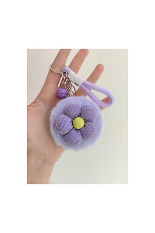 Peluş Çift Taraflı Şık Ayna Mor Mor Peluş Çift Taraflı Şık Ayna Mor Mor