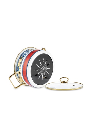 Karaca Amalfi Emaye Kızartma Tenceresi 22 Cm Çok Renkli