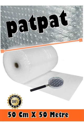 Balonlu Poşet Patpat 50 CM x 50 M