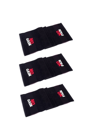 Vevien Home No Pain No Gain 30x100 Cm %100 Pamuklu 3'lü Spor Havlusu Fitness