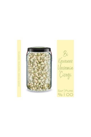 Yasemin Çiçeği Bi Kavanoz 660 Cc. Cam Kavanozda Tomurcuk Çiçek Yasemin Jasmine Flower