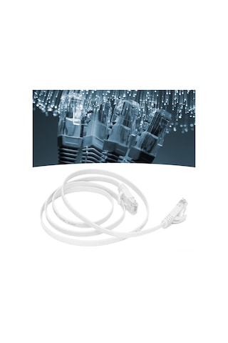 Lemestar 10m Cat6 Rj45 Kablo, 10gbps Hızlı Veri Transferi, Saf Bakır 8 Çekirdek, Pvc Kaplama, Router-pc-smart Tv Uyumlu