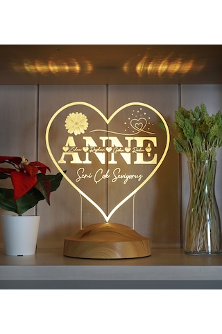 Kalp Şeklinde Anneler Günü Hediyesi, Anneye Hediye