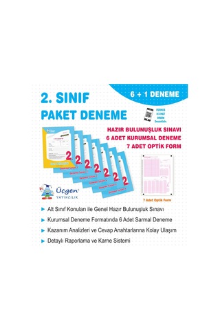Üçgen 2025 2. Sınıf Paket Deneme 7 Li