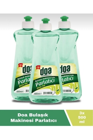 Doa Bulaşık Makinesi Parlatıcı 500 Ml Vegan X 3 Adet