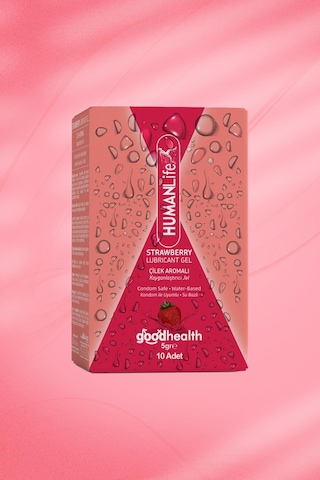 Humanlife Çilek Aromalı Kayganlaştırıcı Jel Lubricant 10 x 5 G