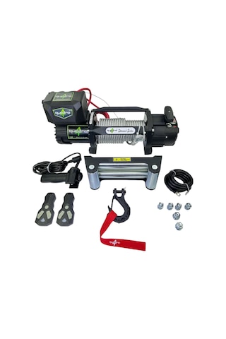 13500lb 12v Çelik Halatlı Elektrikli Vinç Off-road Çekici 4x4,arazi Karavan